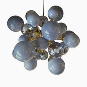 Midcentury Chandelier in Blue, 2000