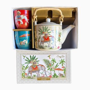 Teekannen Set mit Rattangriff von Pozzi Milano, 3 . Set