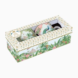 Becher mit Paradise Sauvage Geschenkbox von Pozzi Milano, 2er Set