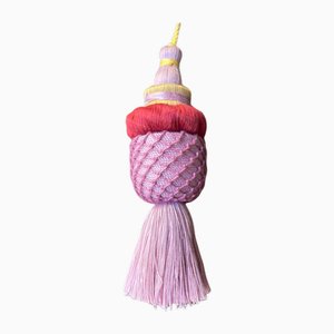 Borla de algodón en rojo violeta de Miho