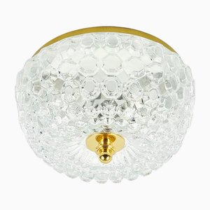Mid-Century Bubble Glass Flush Mount by Helena Tynell for Limburg, Germany, 1960s