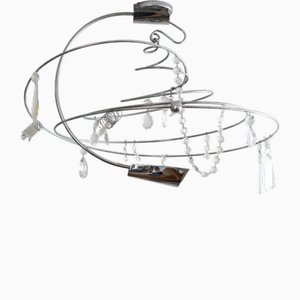 Lámpara de araña Ilione Melissa Sibilla en espiral de Toni Cordero Di Montezemolo de Artemide, años 90