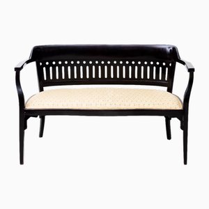 Art Nouveau Bench by Gustav Siegel for J&j Kohn, Vienna, 1899 for Mundus