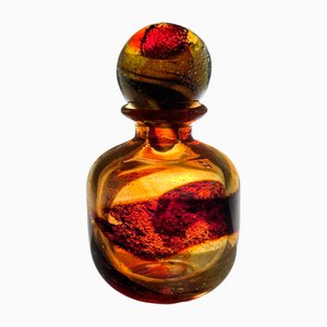 Art Glass Bottle-Shaped Vase by Eric Dobson, 1970s