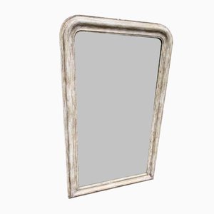 Large Antique 19th Century French Carved Wood Mirror