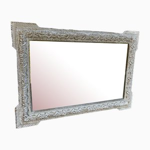 Antique 19th Century French Carved Wood Mirror