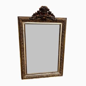 Antique 19th Century French Silver/Gilt Mirror