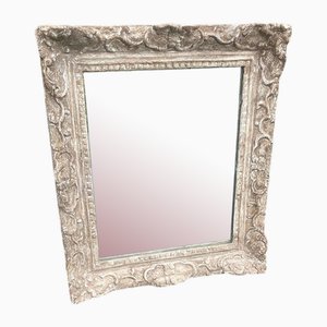 Antique 19th Century French Ornate Painted Mirror