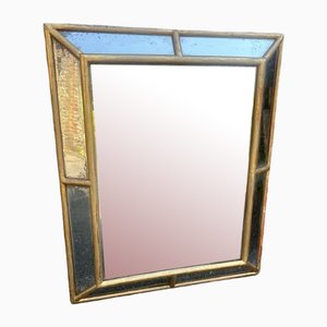 Antique 19th Century French Gilt Cushion Mirror