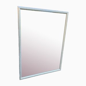 Large Late 20th Century Silvered Bistro Mirror