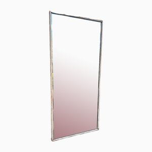 Large Antique French Painted Plain Bistro Mirror