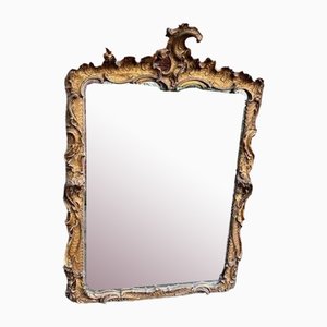 Large Antique English Gilt Framed Mirror
