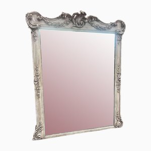 Large Antique French Painted Mirror