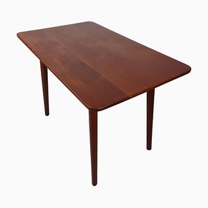 Mesa auxiliar danesa completamente restaurada, años 50