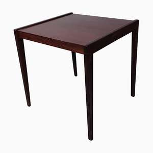 Mesa auxiliar danesa completamente restaurada, años 70