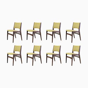 Rosewood Dining Chairs attributed to Erik Buck, Restored with Customizable Reupholstery, 1960s, Set of 8