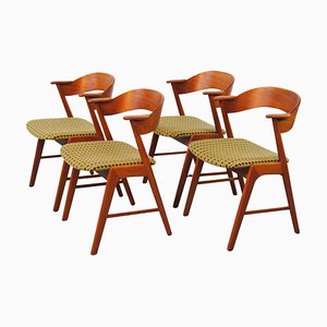 Dänische Teak Esszimmerstühle von Korup Stolefabrik, Customizable Reupholstery, 1960er, 4er Set