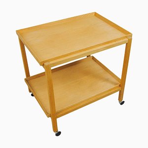 Mesa de bar danesa multifuncional modular completamente restaurada, años 70