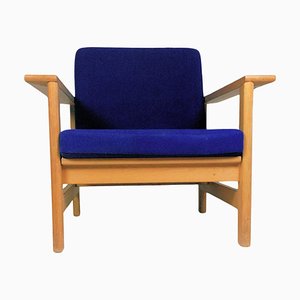 Danish Fully Restored Oak Easy Chair by Soren Holst for Fredericia Furniture, 1980s