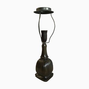 Lampe de Bureau Art Déco Recâblée en Métal Disco par Just Andersen, Danemark, 1930s