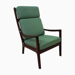 Fauteuil en Acajou par Ole Wanscher, Reupholstery Personnalisable, 1960s