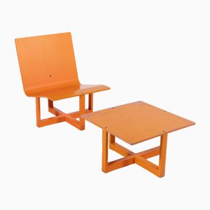 Sillón danés moderno de Chr. Rasmussen, años 70