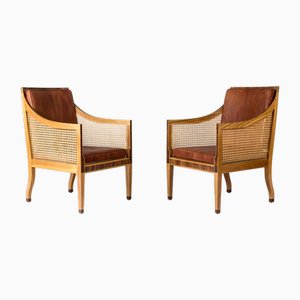 Sillones modernistas modelo 4488 de Kaare Klint, años 50. Juego de 2