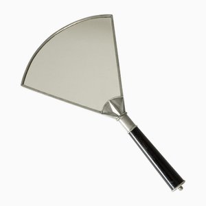 Vintage Pewter Hand Mirror by Nils Fougstedt for Svenskt Tenn, 1920s