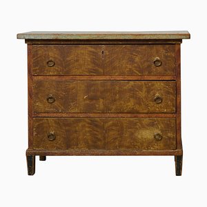 Antique Swedish Chest of Drawers in Pine
