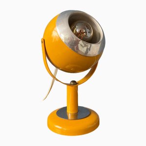 Lampe de Bureau Eyeball Space Age Flexible Jaune