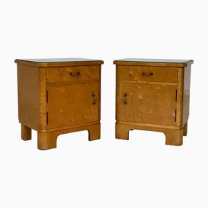 Mid-Century Bedside Tables, Set of 2