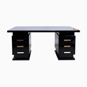 Vintage Black Desk, 1950