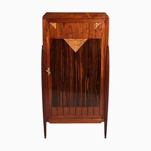 Antique Art Nouveau Cupboard in Mahogany
