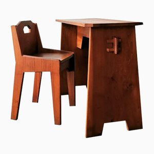 Mid-Century Brutalist Children's Desks, 1950s, Set of 2