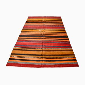 Handgefertigter Vintage Kelim Teppich aus Wolle