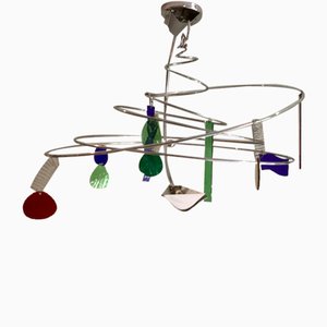 Lámpara de araña Melissa Sibilla italiana de Toni Cordero para Artemide, años 90