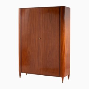 Wardrobe in Light Wood with 2 Grissinato Doors by Paolo Buffa for Serafino Arrigi Cantu, 1940s