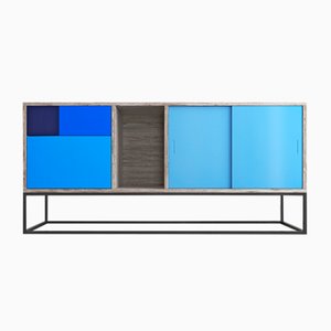 Aparador Real Sideboard azul de Studio Deusdara