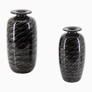 Vasen aus Muranoglas von Mila Schon für Arte Vetro Murano, 1980er, 2er Set