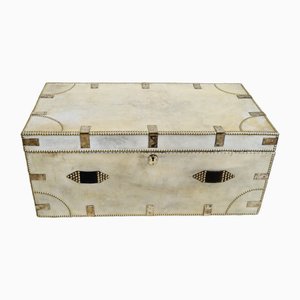 Regency Vellum Travel Trunk, 1820