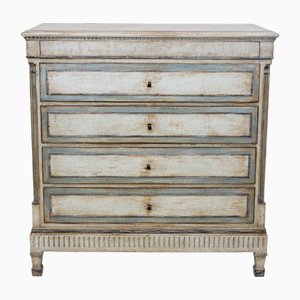Grande Commode à Tiroirs Néoclassique, Scandinavie, Début du 19ème Siècle