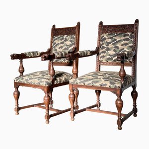 Set of Hunting Chairs with Camouflage Upholstery