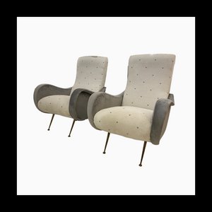 Poltrone Lady di Marco Zanuso, set di 2