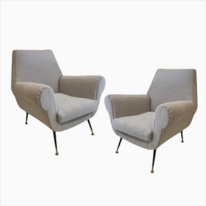 Italienische Sessel von Gigi Radice für Minotti, 1950er, 2er Set