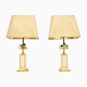 Lampes de Bureau Vintage par Le Dauphin, France, 1970, Set de 2