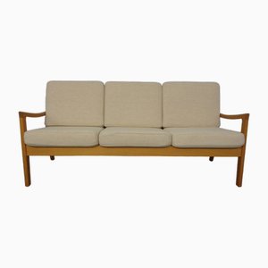 Senator Oak Sofa by Ole Wanscher for Poul Jeppesen, Denmark, 1960s