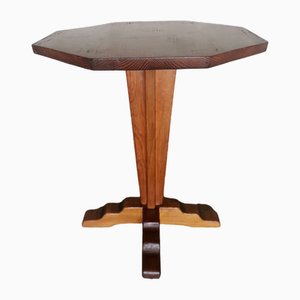 Sculptural Pine Side Table by Axel Einar Hjorth for Nordiska Kompaniet, 1930s
