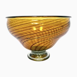 Handmade Recycled Glass Art Bowl by James Magagula for Ngwenya Glass, Eswatini, Kingdom of Swaziland