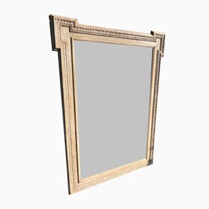 Large Antique French Shaped Top Mirror