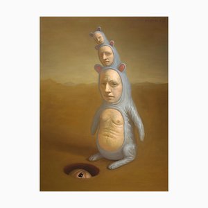 Avery Palmer, A Peculiar Discovery, Peinture à l'Huile, 2024